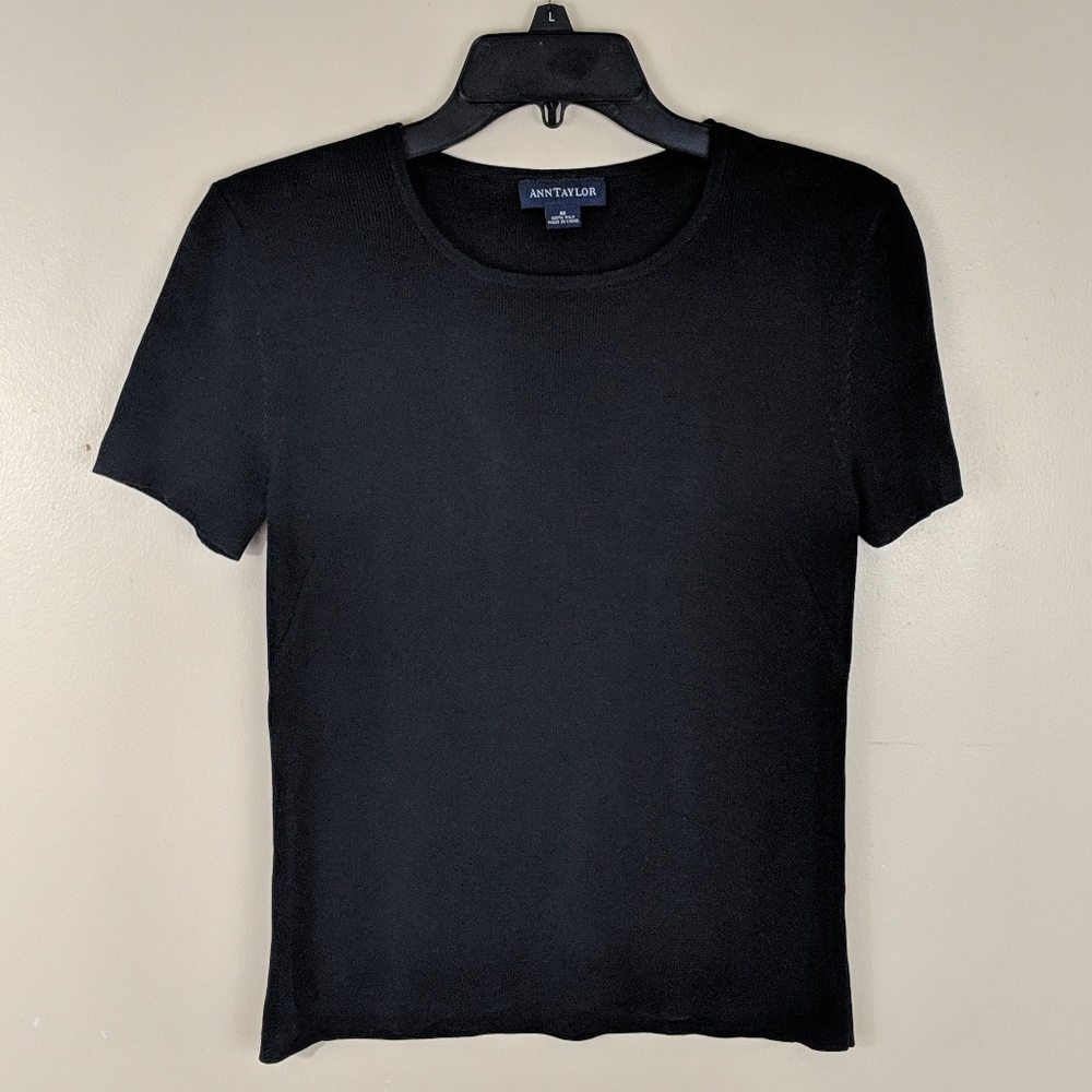 Ann Taylor 100% Silk T-Shirt Womens Medium